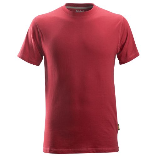 2502 Camiseta rojo intenso talla M