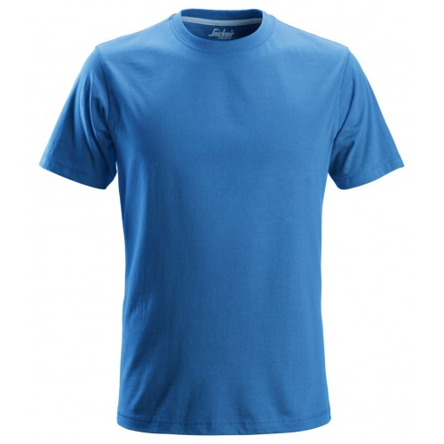 2502 Camiseta de manga corta clásica azul verdadero talla L