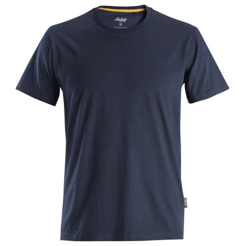 Camiseta de algodón orgánico AllroundWork Azul marino talla L