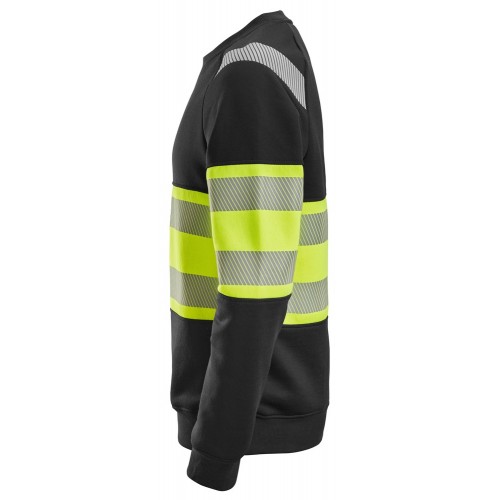 2830 Sudadera alta visibilidad clase 1 negro-amarillo