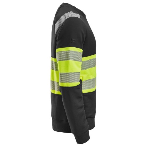 2830 Sudadera alta visibilidad clase 1 negro-amarillo