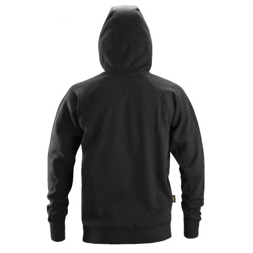 2881 Sudadera con capucha y logo 3D negra