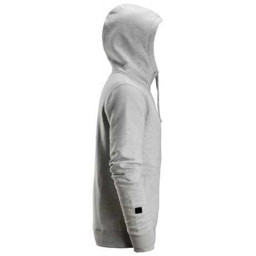 2890 Sudadera con capucha y cremallera completa AllroundWork gris jaspeado