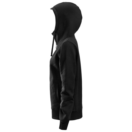 2897 Sudadera mujer con capucha y cremallera completa AllroundWork negro