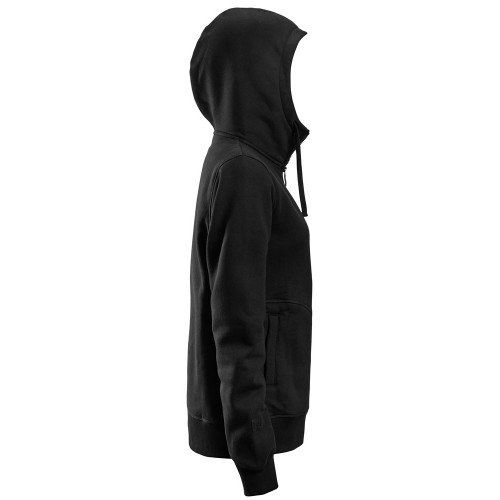 2897 Sudadera mujer con capucha y cremallera completa AllroundWork negro