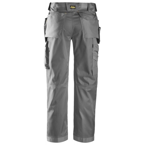 3212 Pantalones largos de trabajo DuraTwill bolsillos flotantes Gris