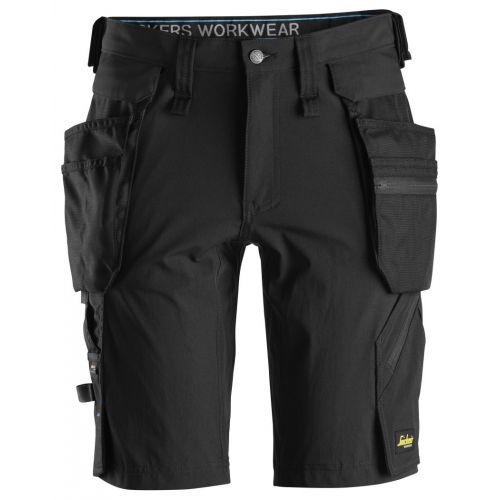 Pantalon corto + bolsillos flotantes desmontables LiteWork negro talla 062