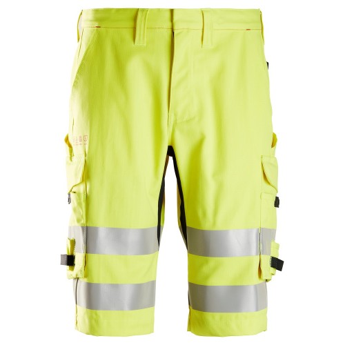 6160 Pantalones cortos de trabajo de alta visibilidad clase 1 ProtecWork amarillo talla 44