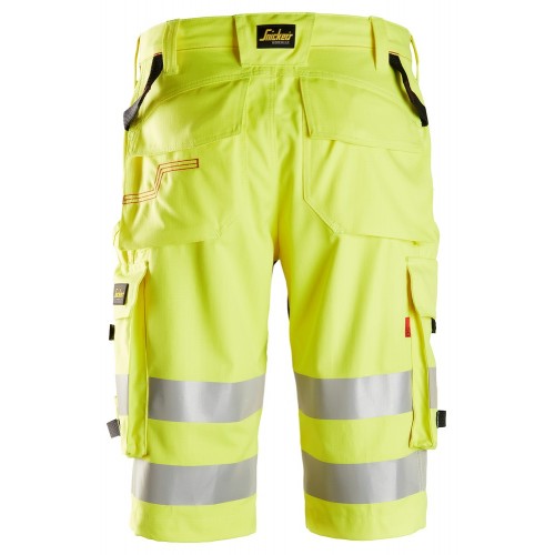 6160 Pantalones cortos de trabajo de alta visibilidad clase 1 ProtecWork amarillo