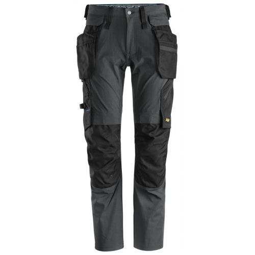 Pantalon + bolsillos flotantes desmontables LiteWork gris acero-negro talla 116