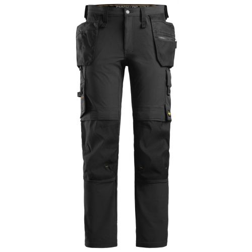 Pantalon elastico AllroundWork bolsillos flotantes negro talla 196