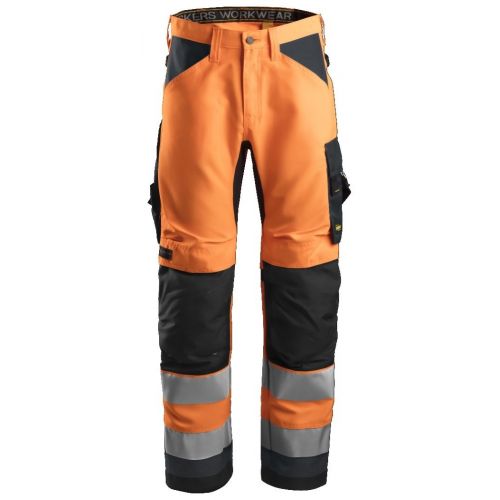Pantalón AW+ Alta Vis. CL2 naranja-gris acero T.250