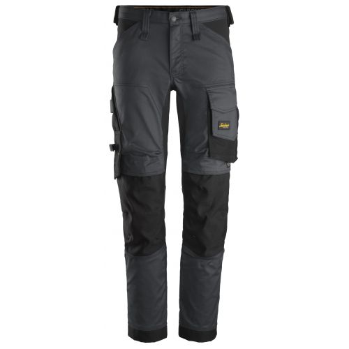 Pantalones elásticos AllroundWork Gris Acero-Negro talla 56