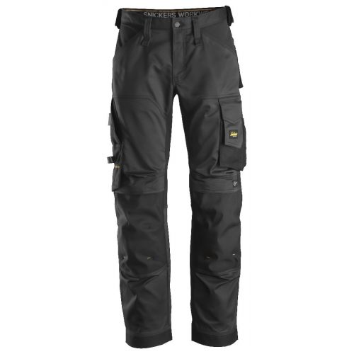 Pantalon elastico ajuste holgado AllroundWork negro talla 158