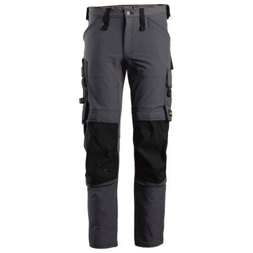 Pantalon elastico AllroundWork gris acero-negro talla 150