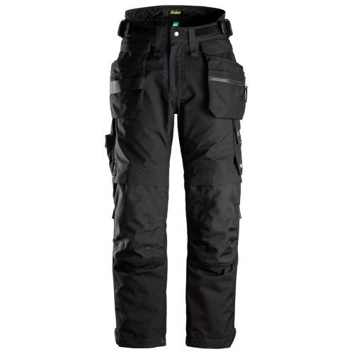 6580 Pantalones largos de trabajo aislantes GORE-TEX 37.5® con bolsillos flotantes FlexiWork negro talla XS largo