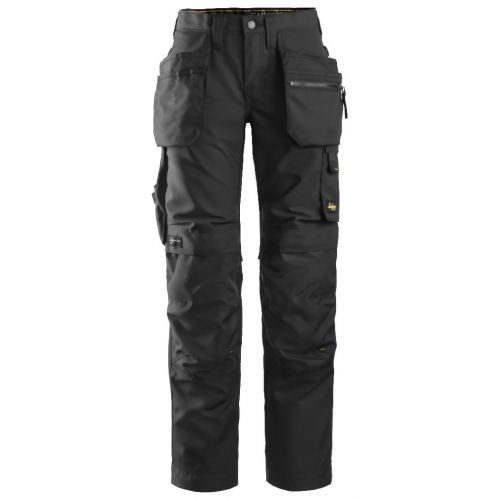 Pantalon de mujer AllroundWork+ con bolsillos flotantes negro talla 080