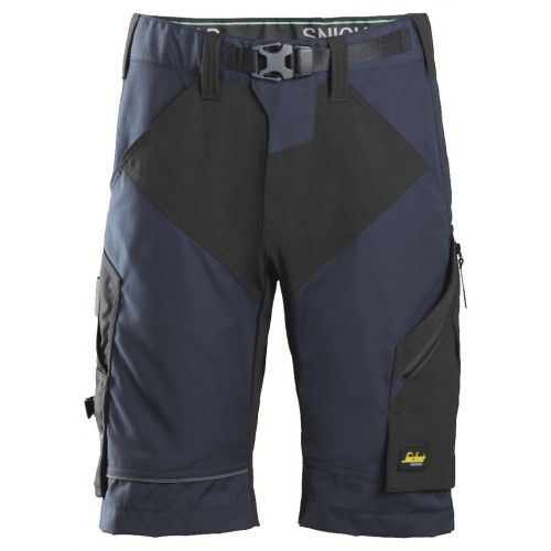 6914 Pantalones cortos de trabajo FlexiWork azul marino-negro talla 60