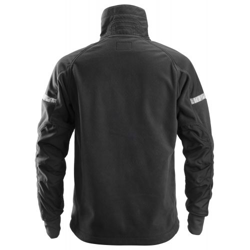 8005 Chaqueta cortavientos con forro polar AllroundWork negra