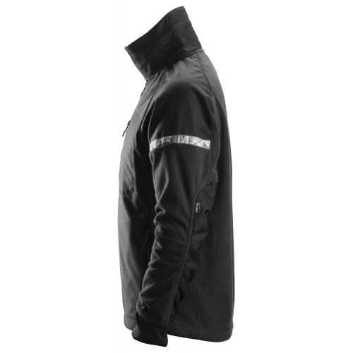 8005 Chaqueta cortavientos con forro polar AllroundWork negra