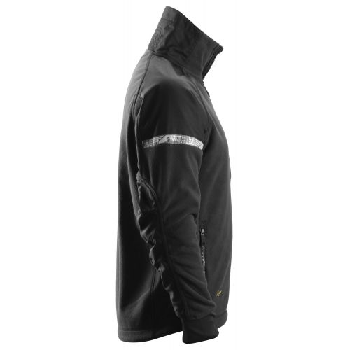 8005 Chaqueta cortavientos con forro polar AllroundWork negra