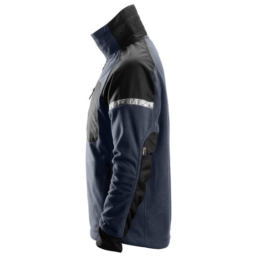 8005 Chaqueta cortavientos con forro polar AllroundWork azul marino/ negro