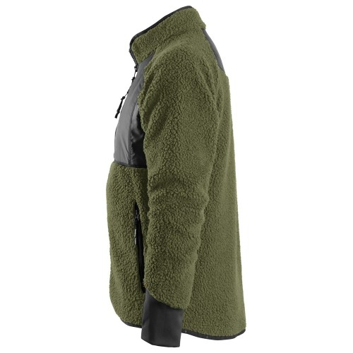 8021 Chaqueta de pelo AllroundWork verde kaki/ negra