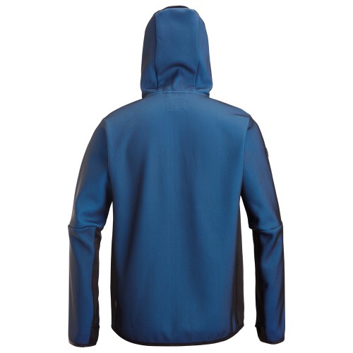 8044 Chaqueta capa intermedia con capucha Flexiwork azul verdadero/ negro