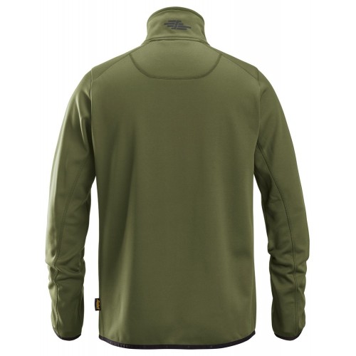 8059 Chaqueta de forro polar con cremallera completa AllroundWork verde khaki