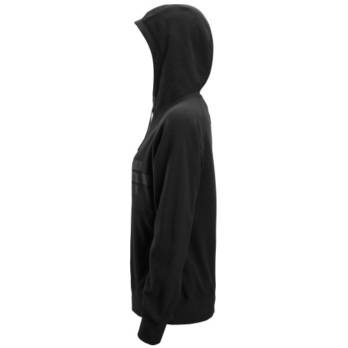 8070 Sudadera AllroundWork con capucha de rizo Polartec® para mujer color negro