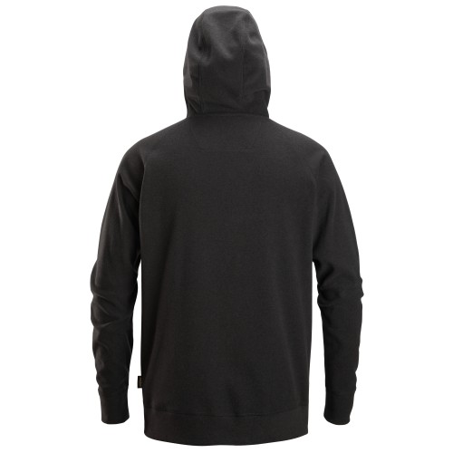 8075 Sudadera AllroundWork con capucha de rizo Polartec® color negro