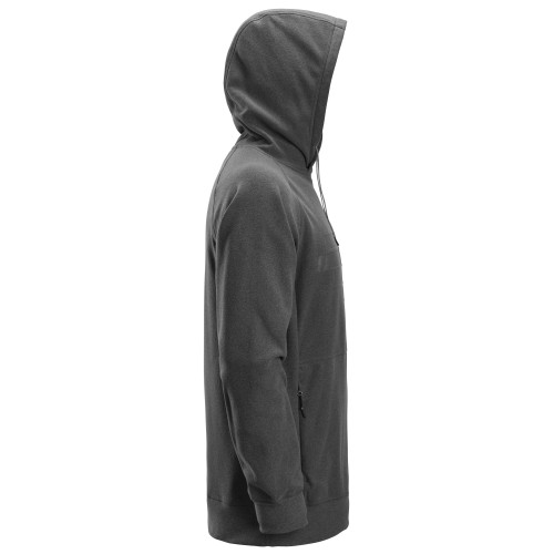 8075 Sudadera AllroundWork con capucha de rizo Polartec® color gris acero