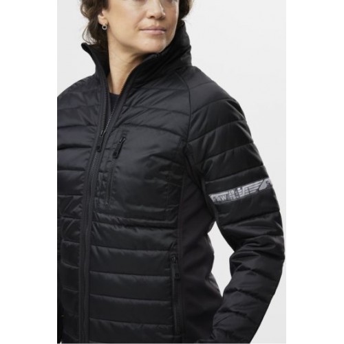 8107 Chaqueta aislante 37.5® para mujer AllroundWork gris acero-negro