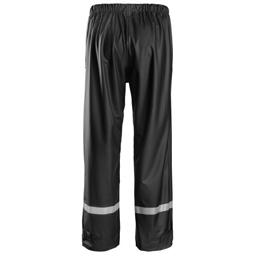 Pantalones largos de trabajo impermeables PU 8201 Negro