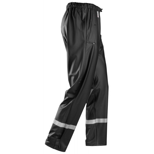 Pantalones largos de trabajo impermeables PU 8201 Negro