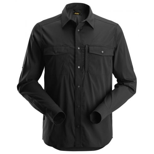8521 Camisa de manga larga absorbente LiteWork negro talla S