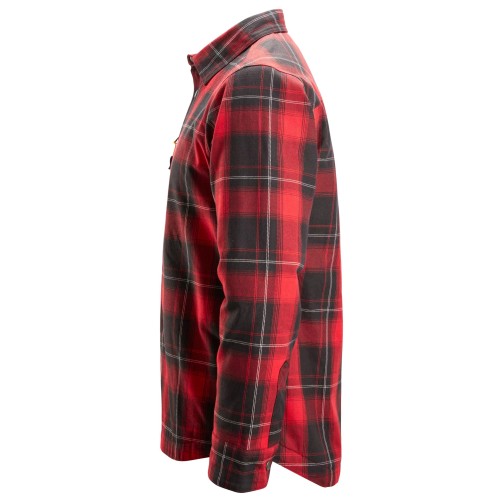 8522 Camisa aislante AllroundWork rojo-negro