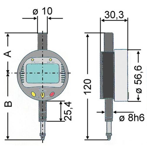 Comparador electrónico digital