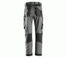 6903 Pantalones largos de trabajo FlexiWork gris acero/ negro