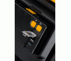 Foco LED portátil BLUMO con batería recargable y altavoces Bluetooth