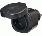 Enchufe inteligente brennenstuhl® Connect WiFi WA 3000 XS02 negro IP44