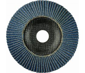 Disco de láminas abrasivo Zirconio ZIRCON JUMBO de 115 mm grano 40 y base abombada