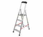 Escalera de tijera profesional Alu PRO (4 peldaños)