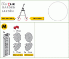 Juego de tacos EasyClix Garden (Jardín) tamaño M