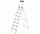 Escalera de tijera de aluminio con peldaño ancho XXL EasyClix (7 peldaños)
