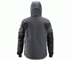 1102 Chaqueta impermeable con aislamiento AllroundWork gris acero/ negro