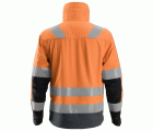 1230 Chaqueta Softshell de alta visibilidad clase 3 AllroundWork naranja/ gris acero