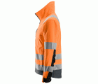 1230 Chaqueta Softshell de alta visibilidad clase 3 AllroundWork naranja/ gris acero