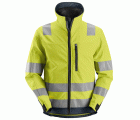 1230 Chaqueta SoftShell AllroundWork alta visibilidad clase 3 amarillo/ azul marino