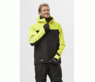 1303 Chaqueta impermeable AllroundWork negro/ amarillo neon